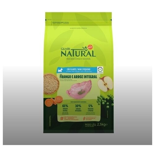 Корм Guabi Natural для щенков мелких пород 2,5кг