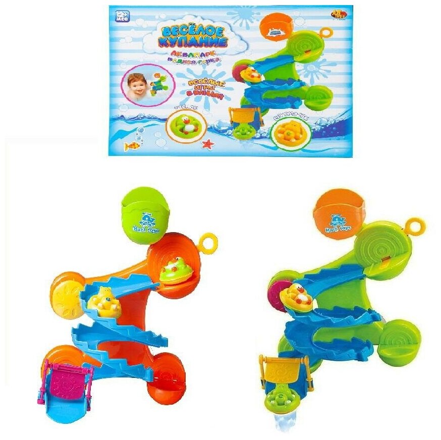 Игрушка для купания ABtoys «Веселое купание» Горка для ванной PT-00540 3,2х24х8 см - фото №2