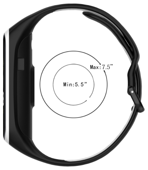 Силиконовый водостойкий сменный ремешок MyPads для умного смарт-браслета Samsung Galaxy Fit2 (SM-R220) со спортивным дизайном с дырками под вентиляцию