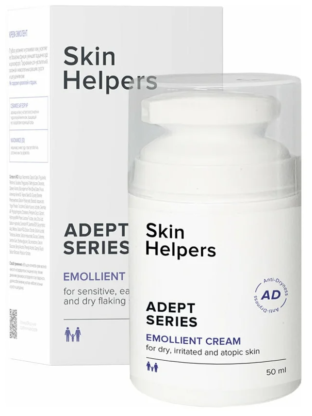 Skin Helpers ADEPT Крем-эмолент для проблемной и чувствительной кожи, 50 мл