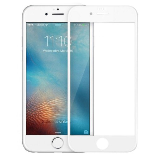 Защитное стекло / бронестекло для iPhone 6 полное покрытие белое защитное стекло бронестекло для iphone 7 plus полное покрытие 10d белое