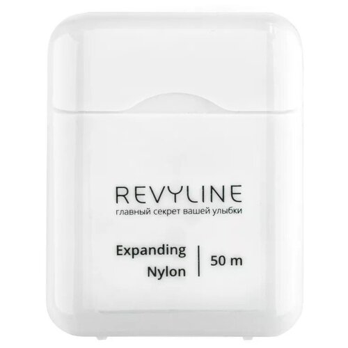 Revyline. Зубная нить 840D Expanding floss нейлон, вощеная, 50 м