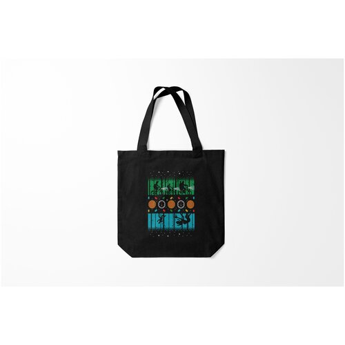 фото Сумка-шоппер / 40х40 см / сериалы / очень странные дела новый год burnettie