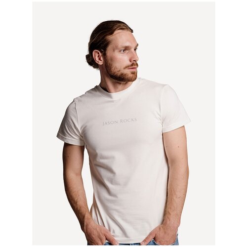 Футболка мужская Jason Rocks, цвет белый , размер M