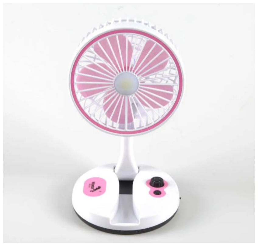 Настольный вентилятор Foldind Fan YT-M2026 Pink Folding Fan - фото №1