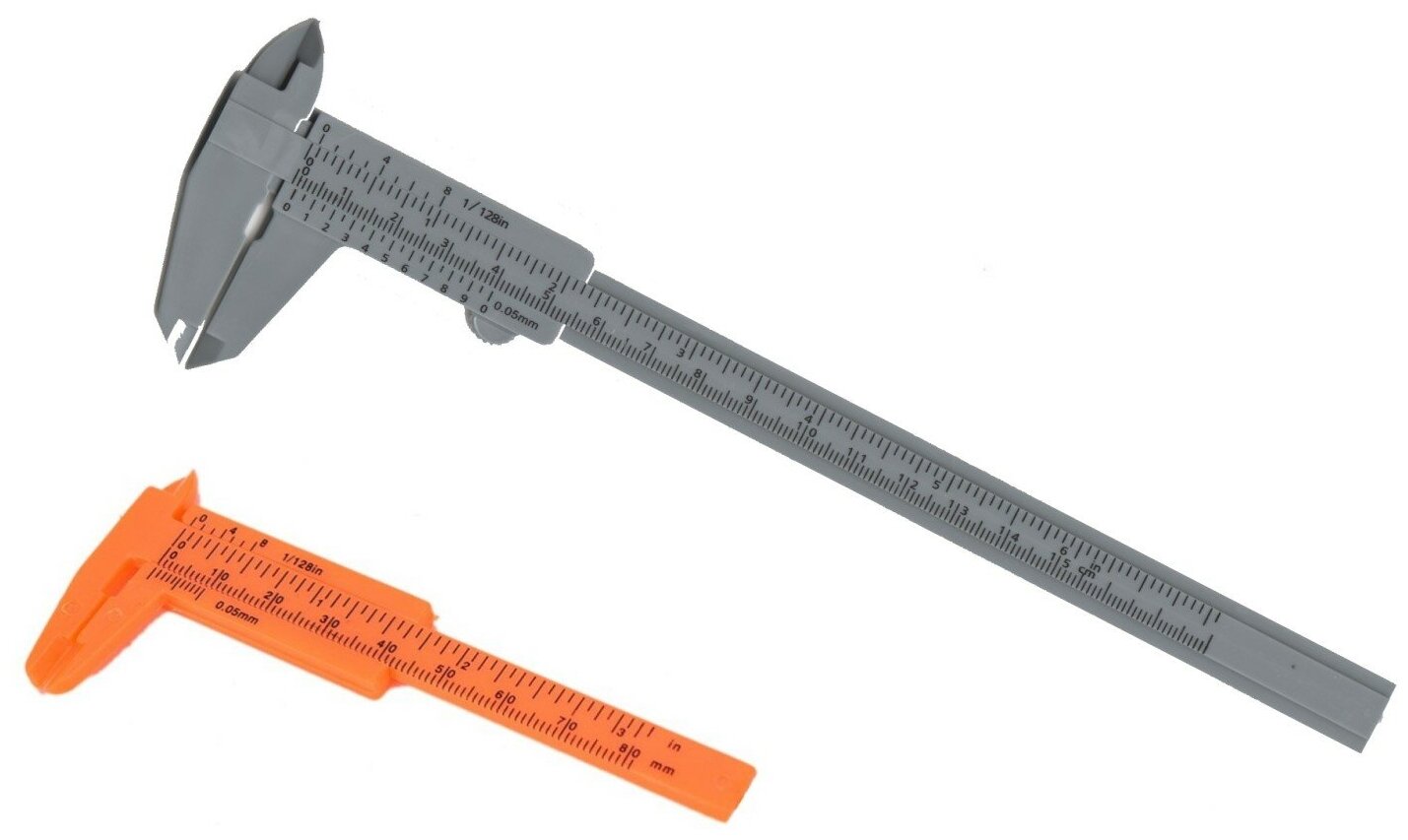 Штангенциркуль набор 2 шт. / Штангенциркуль пластиковый 0-80мм. и 0-150мм.