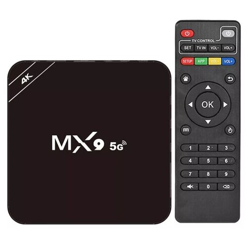 Смарт ТВ приставка Android Smart TV Box MX9 5G 1/8GB смарт приставка тв mx9 smart box tv android 1gb 8gb