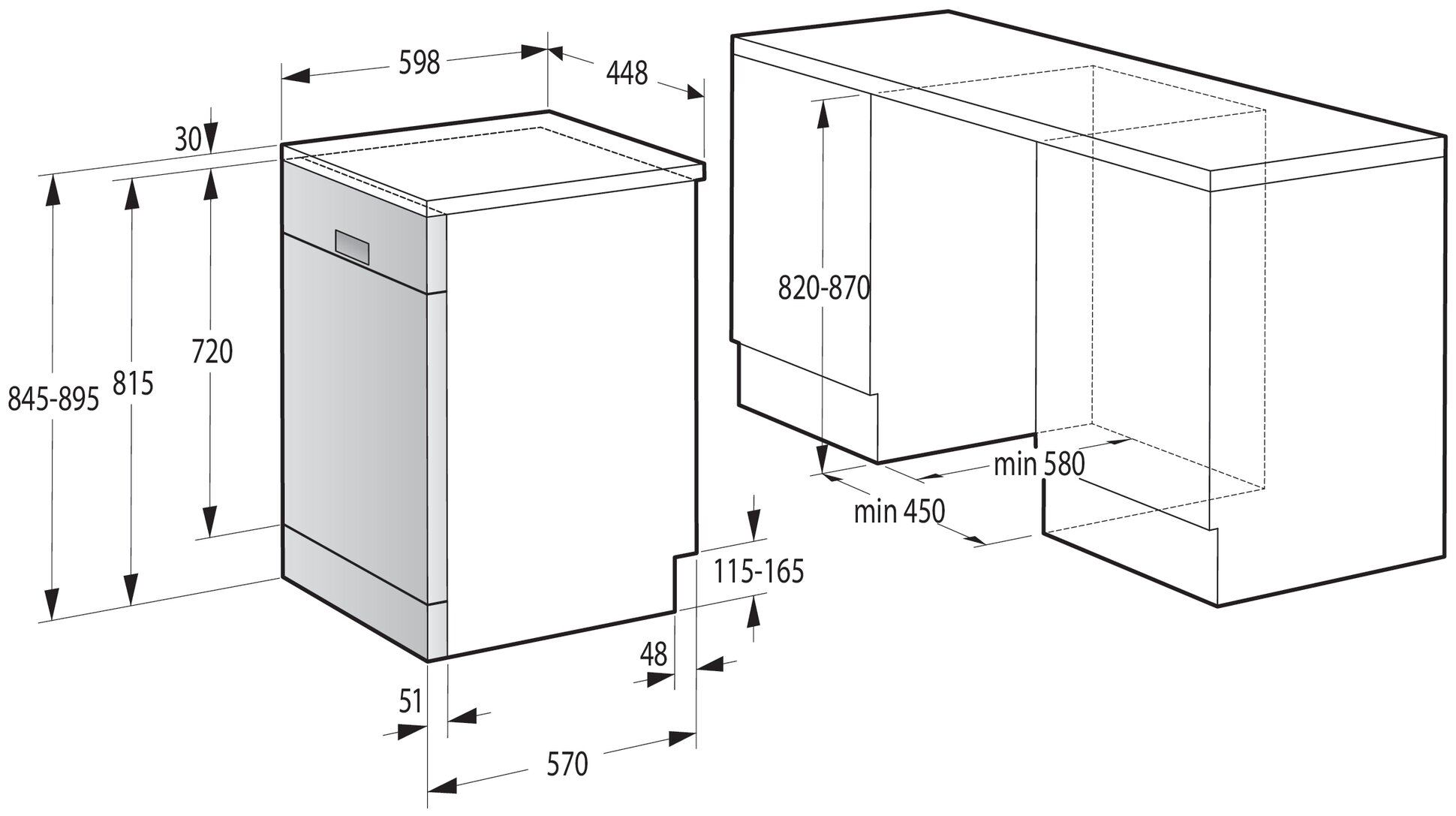 Посудомоечная машина 45 см Gorenje GS53010W