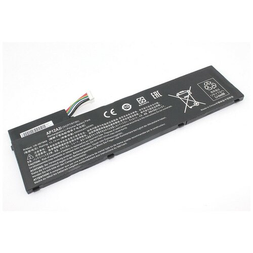 Аккумулятор для ноутбука Acer Aspire M3 M5 W700 (AP12A3i) 11.1V 4500mAh 50Wh, черный, OEM аккумулятор для ноутбука acer m5 481pt 11 1v 4500mah