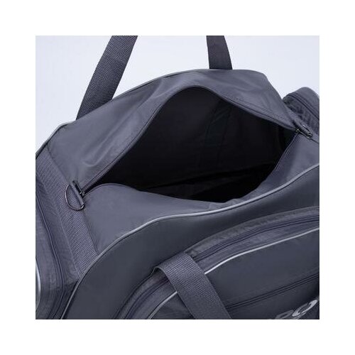 фото Сарабелла сумка спортивная, отдел на молнии, с увеличением, 4 наружных кармана, длинный ремень, цвет серый sarabella