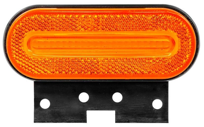 Фонарь габаритов 154-1 жёлтый неоновым маркерным светом, функцией указателя поворота и кронштейн