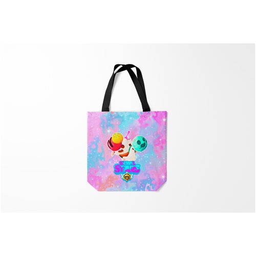 фото Сумка-шоппер / 40х40 см / геймерам / brawl stars спайк мороженка бравл старс burnettie