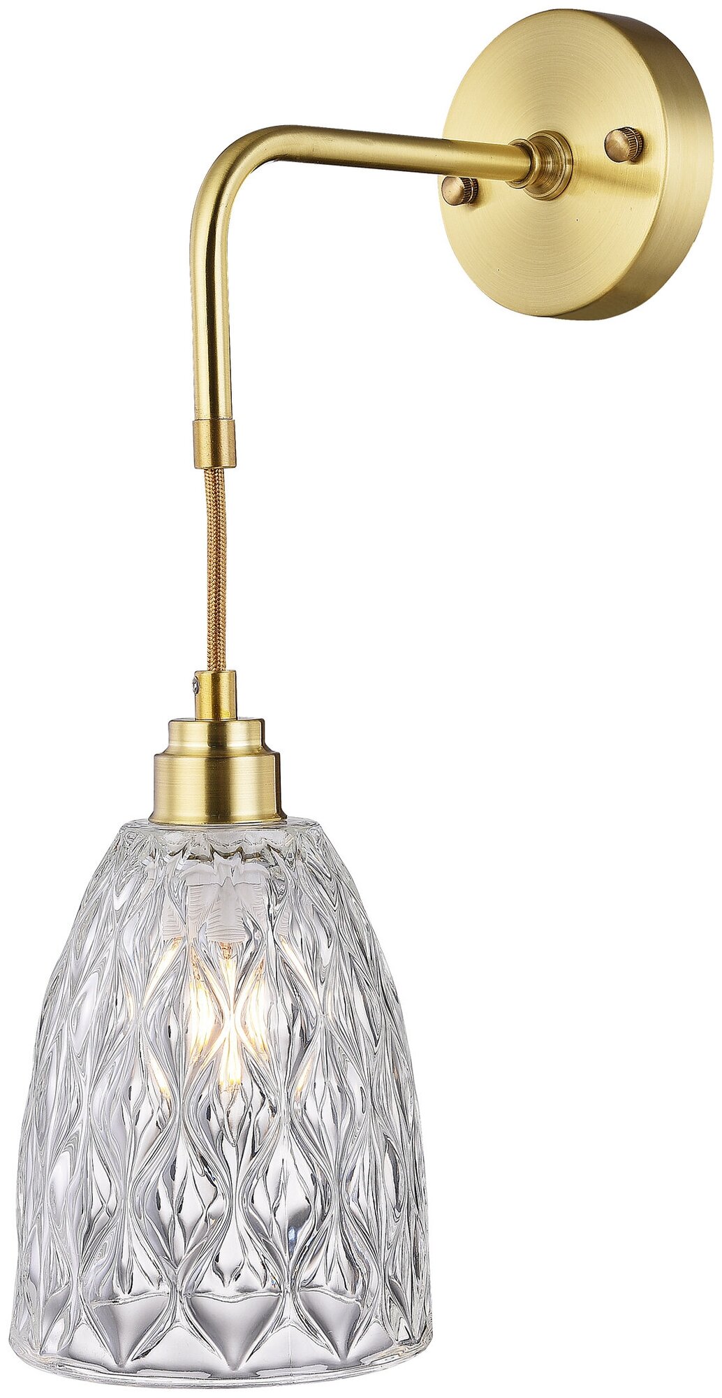 Бра Toplight Pearle TL5162W 1х40Вт Е14 золото