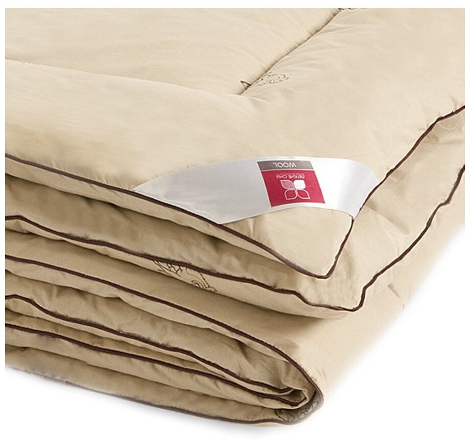 Шерстяное одеяло Легкие сны Верби, теплое 140х205 см - фотография № 3