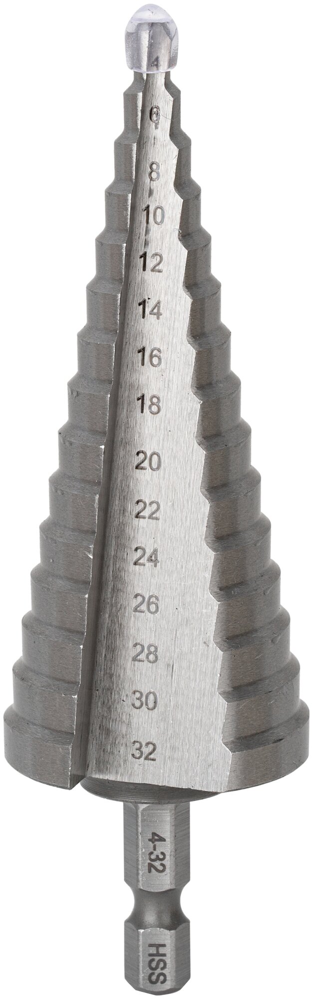 Сверло ступенчатое по металлу (4-32 мм; шестигранный хвостовик) VIRA RAGE 554002 - фотография № 2