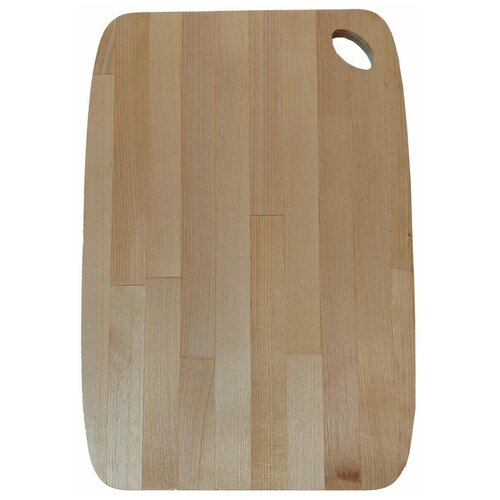 Доска разделочная 35х25х1 см, массив берёзы, покрыта маслом 381003