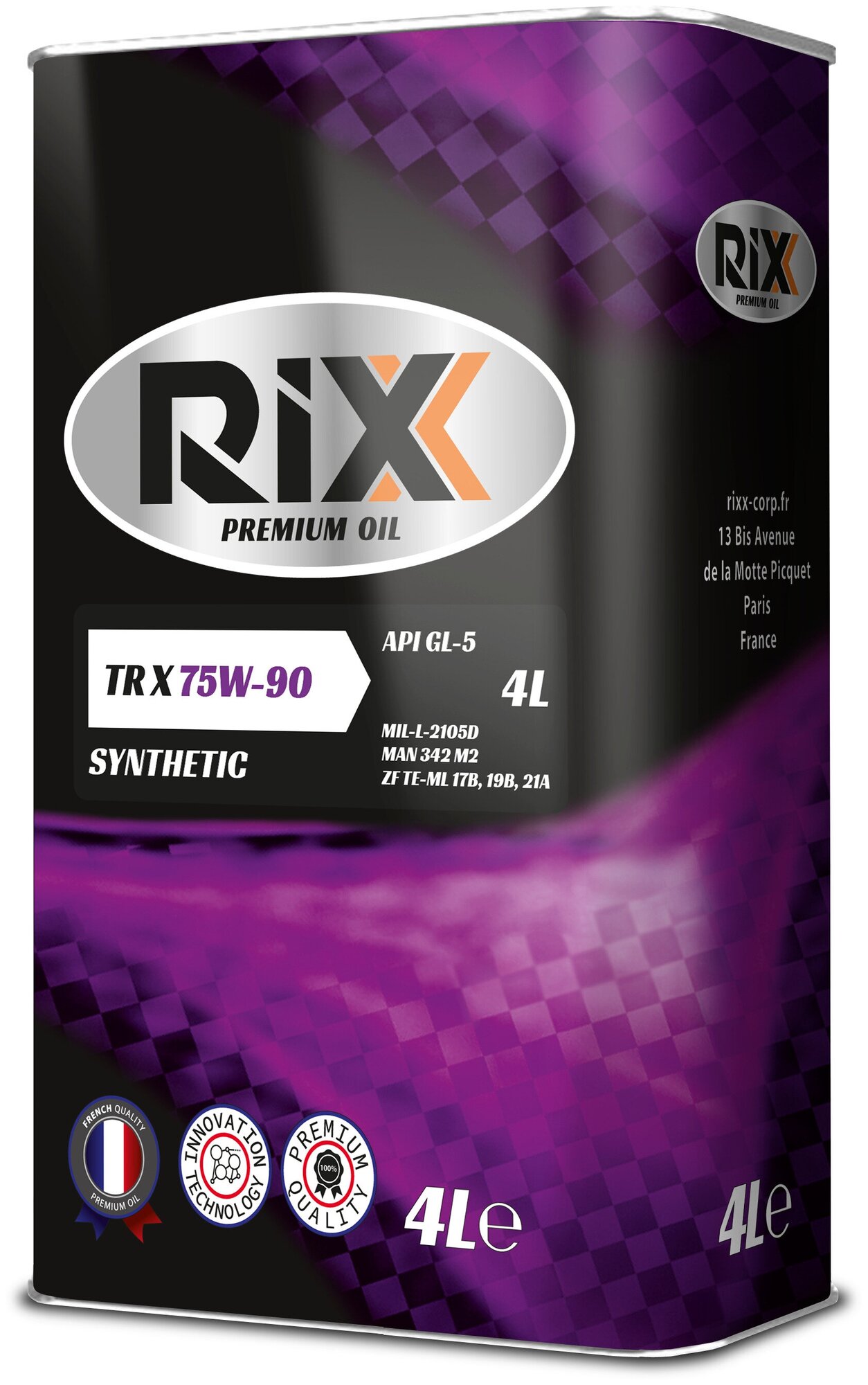 Трансмиссионное Масло RIXX RX0012TRX