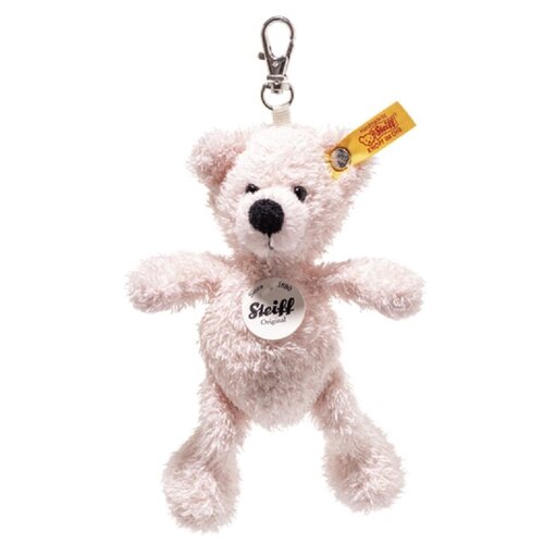 фото Мягкая игрушка steiff keyring lotte teddy bear (штайф брелок мишка тедди лотте розовый 12 см) steiff / штайф
