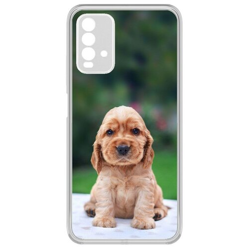Чехол-накладка Krutoff Clear Case Щенок кокер-спаниеля для Xiaomi Redmi 9T чехол krutoff clear case для airpods 2 белый щенок