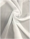 Ткань вуаль для шитья штор и занавесок с утяжелителем белая высотой 300 см Ария