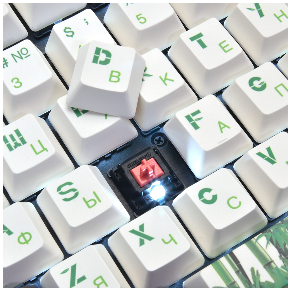 Профессиональная клавиатура Varmilo VA87M Panda R2 Cherry MX Silent Red ...