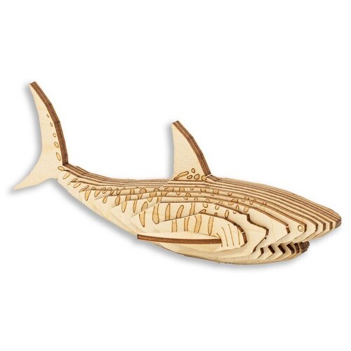 Деревянный 3D конструктор Uniwood Акула