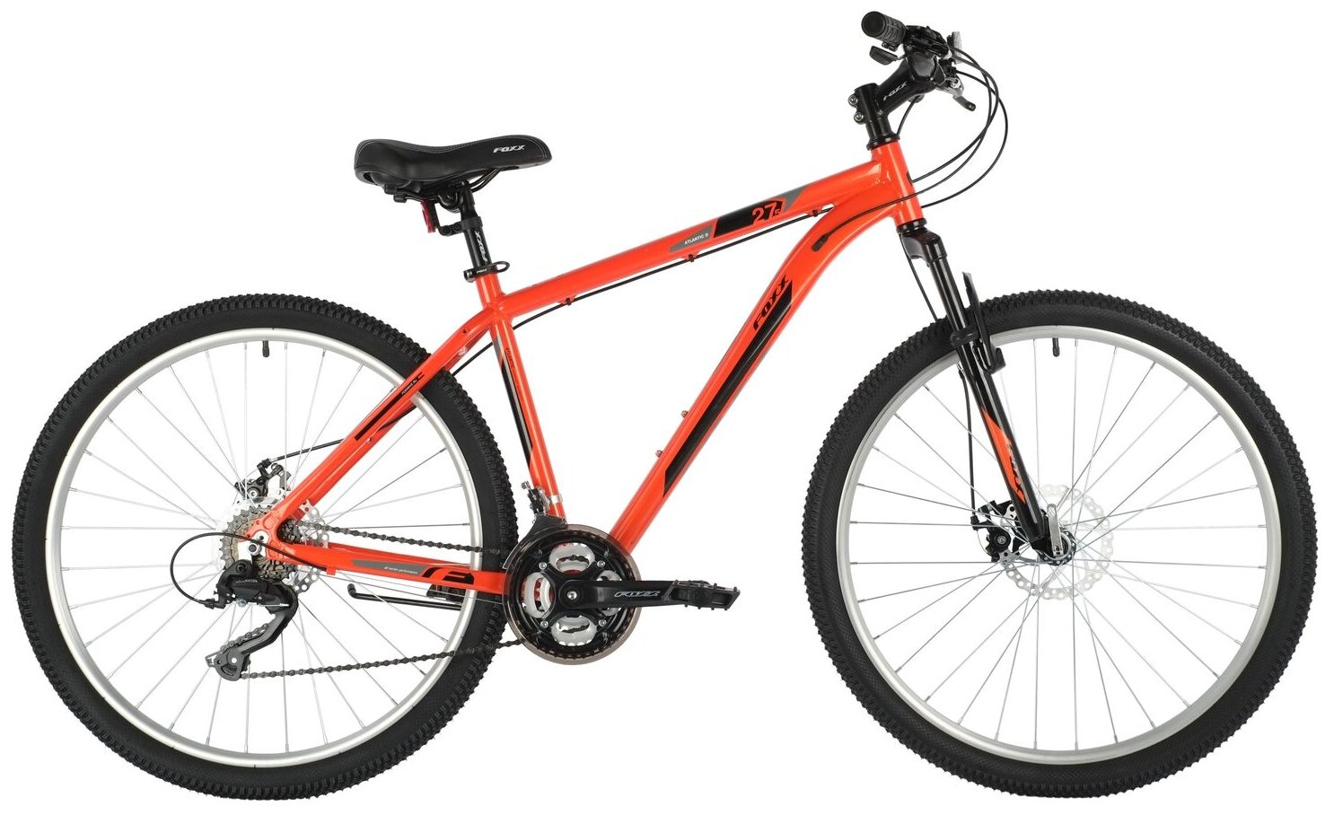 Горный (MTB) велосипед Foxx Atlantic D 27.5 (2021) оранжевый 18" (требует финальной сборки)