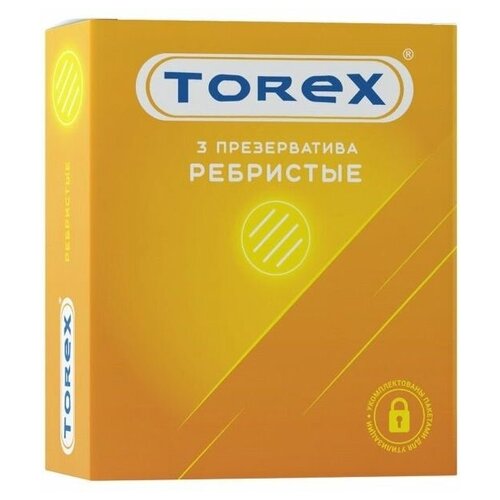 Текстурированные презервативы Torex Ребристые - 3 шт. презервативы torex ребристые 12 шт