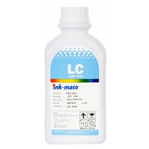 Чернила ink-mate EIM-801LC для EPSON (T6735/T6645) L800/L805/L850/L1800 (500мл, light cyan, Dye)