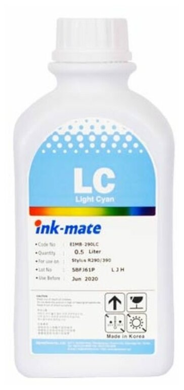 Чернила ink-mate EIM-801LC для EPSON (T6735/T6645) L800/L805/L850/L1800 (500мл, light cyan, Dye)