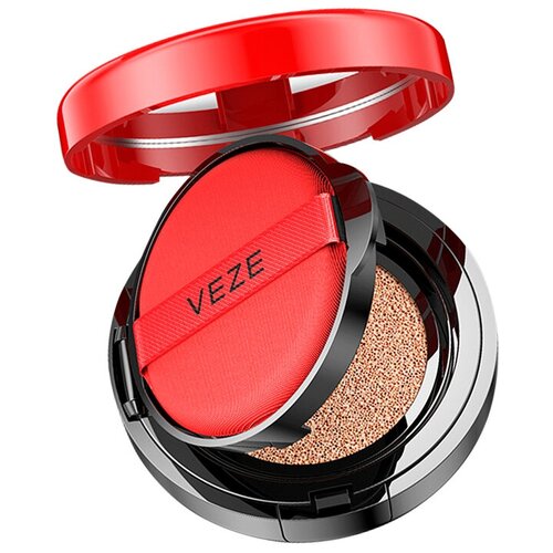 Тональный кушон для лица Veze Natural And Transparent Nude MakeUp #01, 15г / Тональный крем / BB-крем для лица