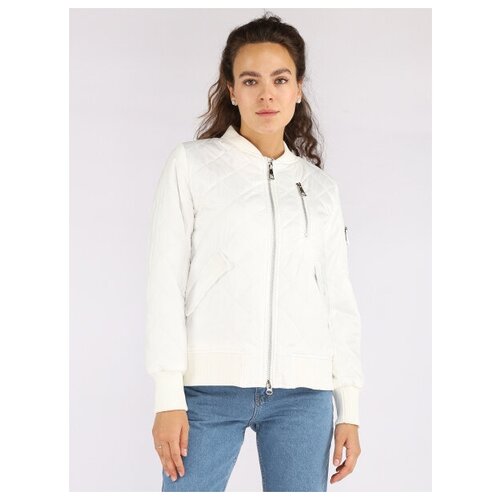 фото Женская куртка a passion play, демисезонная, sq68524, бомбер, цвет белый, размер s