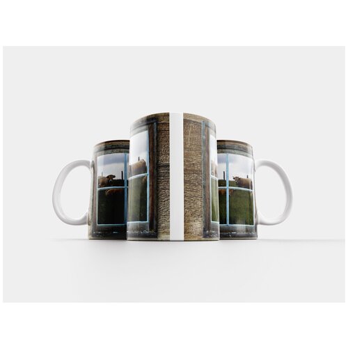 фото Кружка "окно, старый, хижина" 320 мл lotsprints