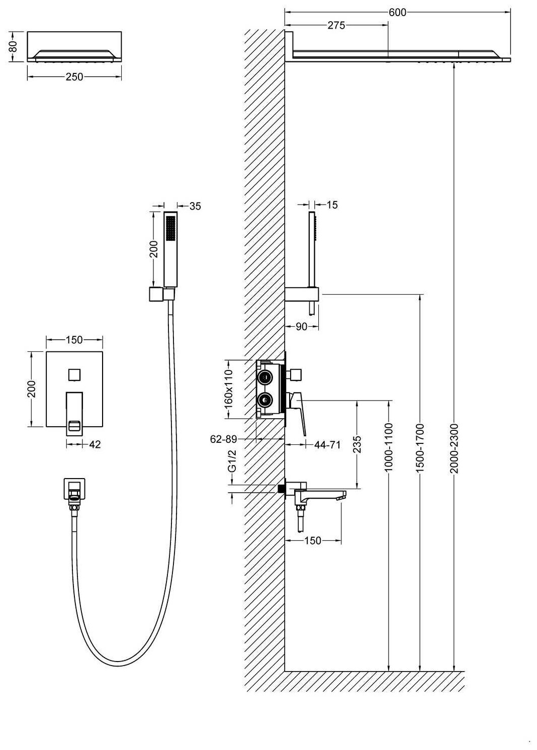 Смеситель для ванны Grohe - фото №20