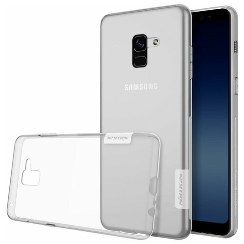 nillkin nature прозрачный силиконовый чехол для samsung galaxy a6 2018 Прозрачный силиконовый чехол Nillkin Nature для Samsung Galaxy A8 (2018) прозрачный