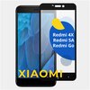 Защитное стекло на телефон Xiaomi Redmi 4X, Redmi Go и Redmi 5A / Полноэкранное стекло на Ксиоми, Сяоми Редми 4X, 5A и Редми Го (Черный) - изображение