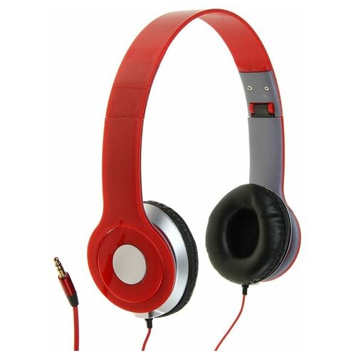 Наушники LuazON RX-11 накладные складные красные 137700₽