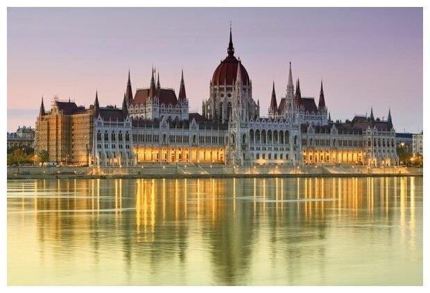 Постер Здание венгерского парламента (The building of the Hungarian Parliament) 45см. x 30см.