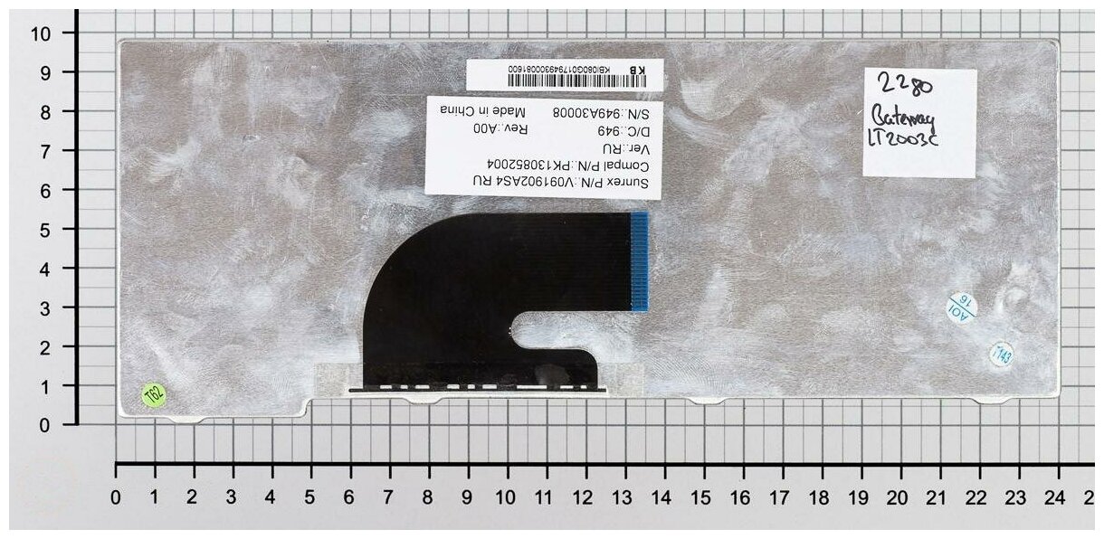 Клавиатура для ноутбука Gateway 9J9482 J0R черная