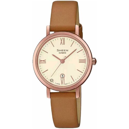 Наручные часы CASIO Sheen SHE-4540CGL-9AUDF, коричневый