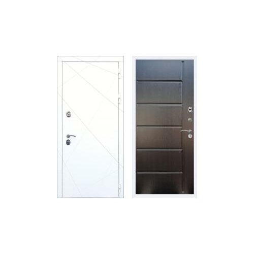 Дверь входная (стальная, металлическая) Rex 13 Белый ФЛ-102 