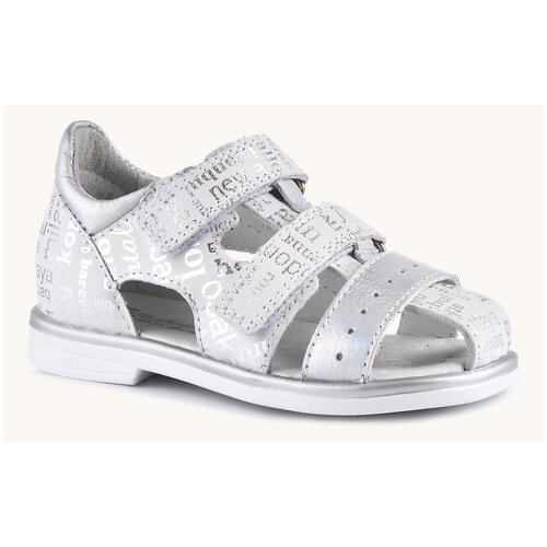 фото Сандалии марко, ж цвет белый+серебристый, размер 23 marko