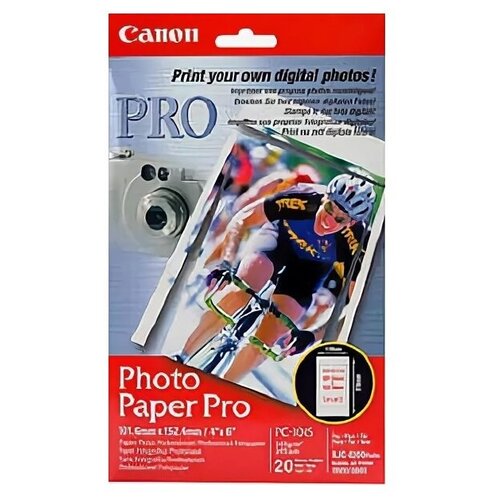 Canon PC-101S (Photo Paper Pro) глянцевые карточки с отрывным перфорированным краем A6, 270 г/м2, 20 л.