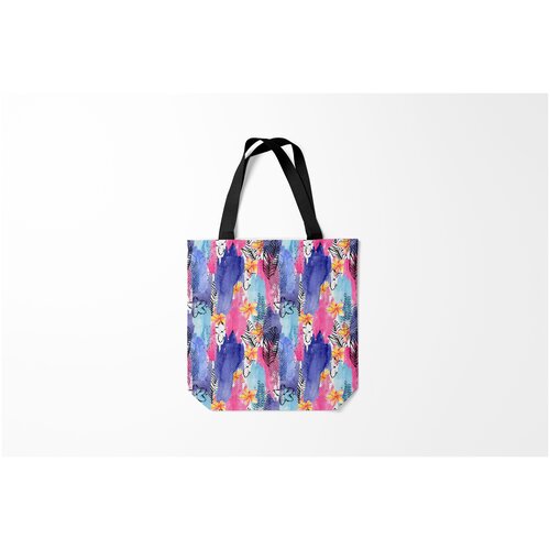 фото Сумка-шоппер / 40х40 см / тренды / разные путешественник burnettie