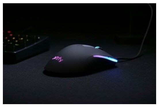 Мышь проводная Xtrfy M1 чёрный USB