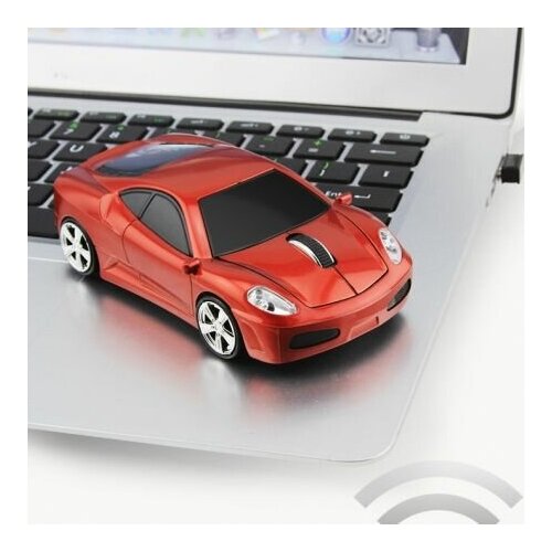 Мышь - машинка беспроводная Fer-i красная 139000₽