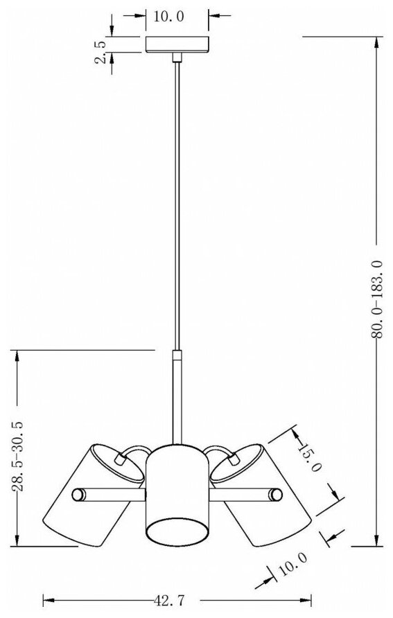 Светильник Freya Elori FR4004PL-03WB - фото №3