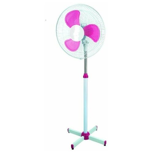 Вентилятор напольный 40 Вт белыйрозовый 298000₽