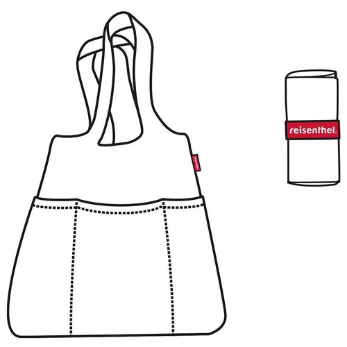 фото Сумка складная mini maxi shopper plus bicolor бирюзовая reisenthel