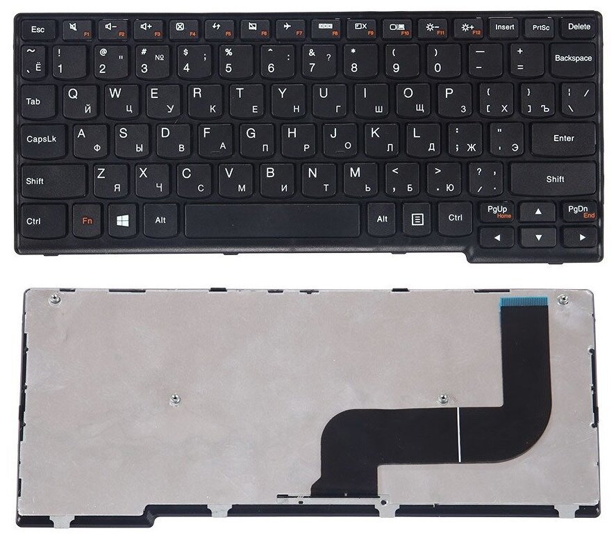 Клавиатура для Lenovo IdeaPad S210 11S FLEX-10 MP-12U13SU-686 PK130SS2A08 черная рамка 960₽